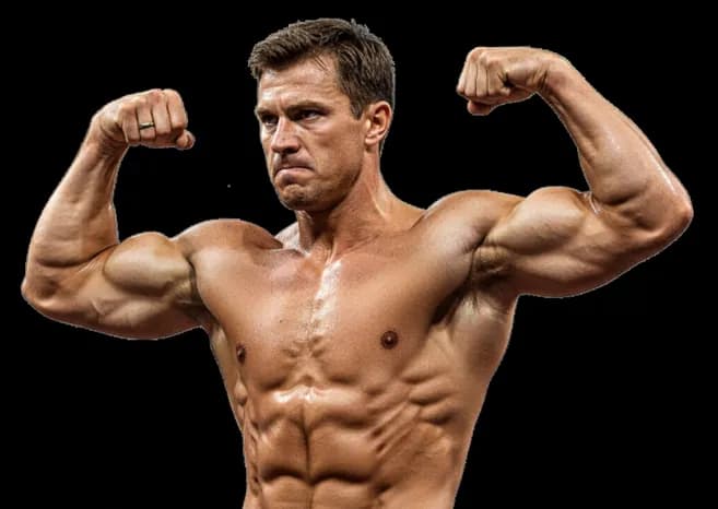 Image générée par IA Serguei Budka sur une séance de musculation Circuit